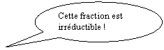 Bulle ronde: Cette fraction est irrductible !